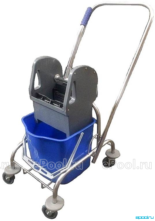 Уборочная тележка с 1 ведром на 23л и отжимом
