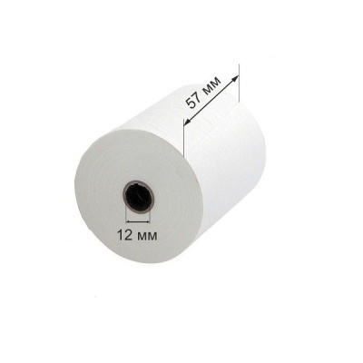 Чековая лента. 57х12х15м, пл.46гр, вес 40гр